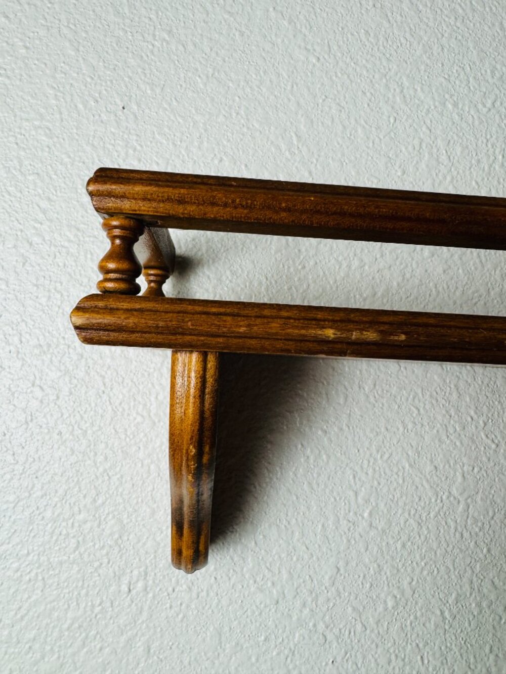 Vintage Wood Shelf Display Balustrade 24" L - Picture 6 of 16